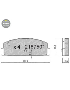 REAR HIGH PERFORMANCE BRAKEPADS S50 MAZDA 323 BJ 626 GF 6 GG GY PREMACY