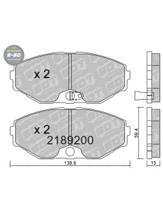 FRONT HIGH PERFORMANCE BRAKEPADS S50 NISSAN LEOPARD Y32 MAXIMA QX A33