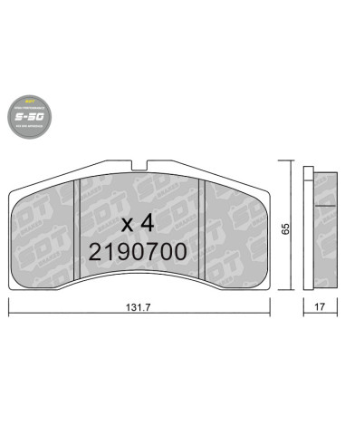 REAR HIGH PERFORMANCE BRAKEPADS S50 AUDI 80 RS2 PORSCHE 911 996 959 968 STOPTECH ST40
