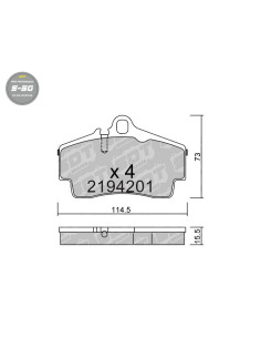 Pastillas De Freno High Performance S50 Porsche