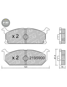 HIGH PERFORMANCE BRAKEPADS S50 SUZUKI