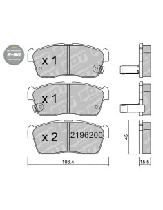 HIGH PERFORMANCE BRAKEPADS S50 SUZUKI / SUBARU