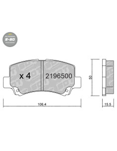 HIGH PERFORMANCE BRAKEPADS S50 SUZUKI