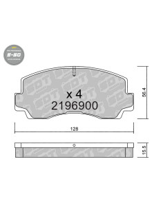 HIGH PERFORMANCE BRAKEPADS S50 MAZDA COMMERCIAL / TOYOTA