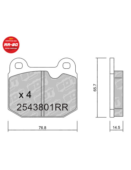 RACING BRAKEPADS RR80 AP RACING COMPBRAKE HISPEC ROTORA STOPTECH DELANTERAS LOTUS OPEL TRASERAS KTM MITSUBISHI SUBARU
